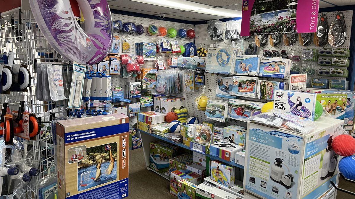 Chemicals and supplies stocked at the Fontana store